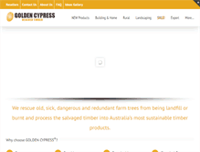 Tablet Screenshot of goldencypress.com.au